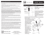 DECOLAV 9295-DB Instructions / Assembly