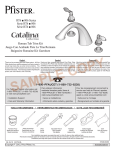 Pfister RT6-5EXC Installation Guide