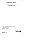 KOHLER K-T16235-4-BN Installation Guide