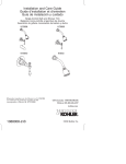 KOHLER K-T6810-4D-BV Installation Guide