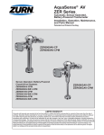 Zurn ZER6003AV-WS1-CPM Installation Guide