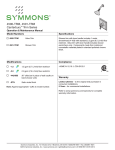 Symmons 4500-TRM Installation Guide