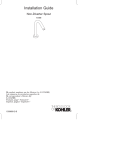 KOHLER K-956-CP Installation Guide
