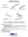 Holdrite SB1S-H Installation Guide