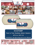 Eccotemp EP-2.4 Use and Care Manual