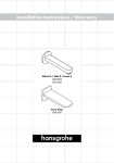 Hansgrohe 14421821 Instructions / Assembly