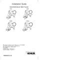 KOHLER K-101-PB Installation Guide