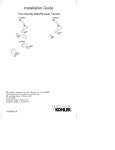 KOHLER K-16217-4A-BV Installation Guide