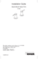 KOHLER K-T955-4-CP Installation Guide