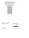 KOHLER K-6663-1U-95 Installation Guide