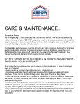 Arrow SBCSCM Use and Care Manual