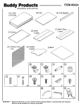 Buddy Products 5424-32 Instructions / Assembly