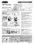 Rubbermaid 1784462 Instructions / Assembly