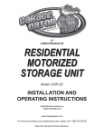 Garage Gator GGR125 Instructions / Assembly