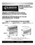 Gladiator GATR52RWBG Instructions / Assembly