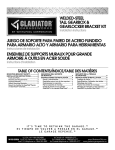 Gladiator GABK301PRS Installation Guide