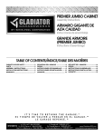 Gladiator GAJG36FDZW Instructions / Assembly