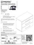 Prepac GRGW-0709-6M Installation Guide