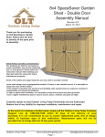 Outdoor Living Today SS84DD Installation Guide