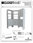 ClosetMaid 17001 Installation Guide