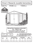 Arrow VM108FBHD Instructions / Assembly