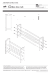 Honey-Can-Do SHO-01601 Instructions / Assembly