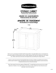 Rubbermaid 1889849 Instructions / Assembly