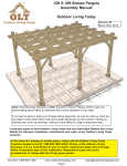 Outdoor Living Today BZ1216WRC Instructions / Assembly