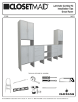ClosetMaid 17003 Instructions / Assembly