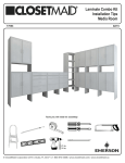 ClosetMaid 17004 Installation Guide