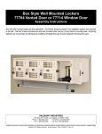 Salsbury Industries 77704TN Installation Guide