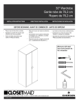 ClosetMaid 12298 Instructions / Assembly