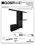 ClosetMaid 33861 Installation Guide