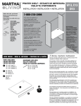 Martha Stewart Living D13 Instructions / Assembly