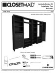 ClosetMaid 33013 Instructions / Assembly
