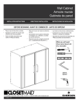 ClosetMaid 12743 Instructions / Assembly