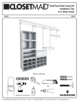 ClosetMaid 33019 Instructions / Assembly