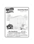 Best Barns danbury_812 Instructions / Assembly