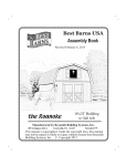 Best Barns roanoke1632 Instructions / Assembly