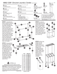 Home Decorators Collection 0908700250 Instructions / Assembly