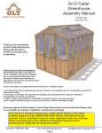 Outdoor Living Today GH812 Instructions / Assembly