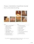 Pergo LF000442 Installation Guide