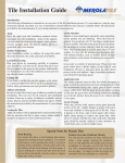 Merola Tile FSHCOMBK Use and Care Manual
