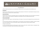 Jeffrey Court 99059 Use and Care Manual