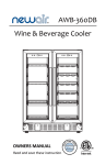 NewAir AWB-360DB Use and Care Manual