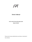 SPT BC-92US Use and Care Manual