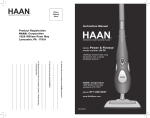 HAAN SI-75 Use and Care Manual