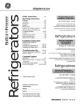 GE DFE28JGHBB Instructions / Assembly