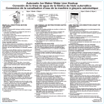 Whirlpool WRF757SDEH Instructions / Assembly