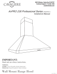 Cavaliere AP238-PS31-36 Instructions / Assembly